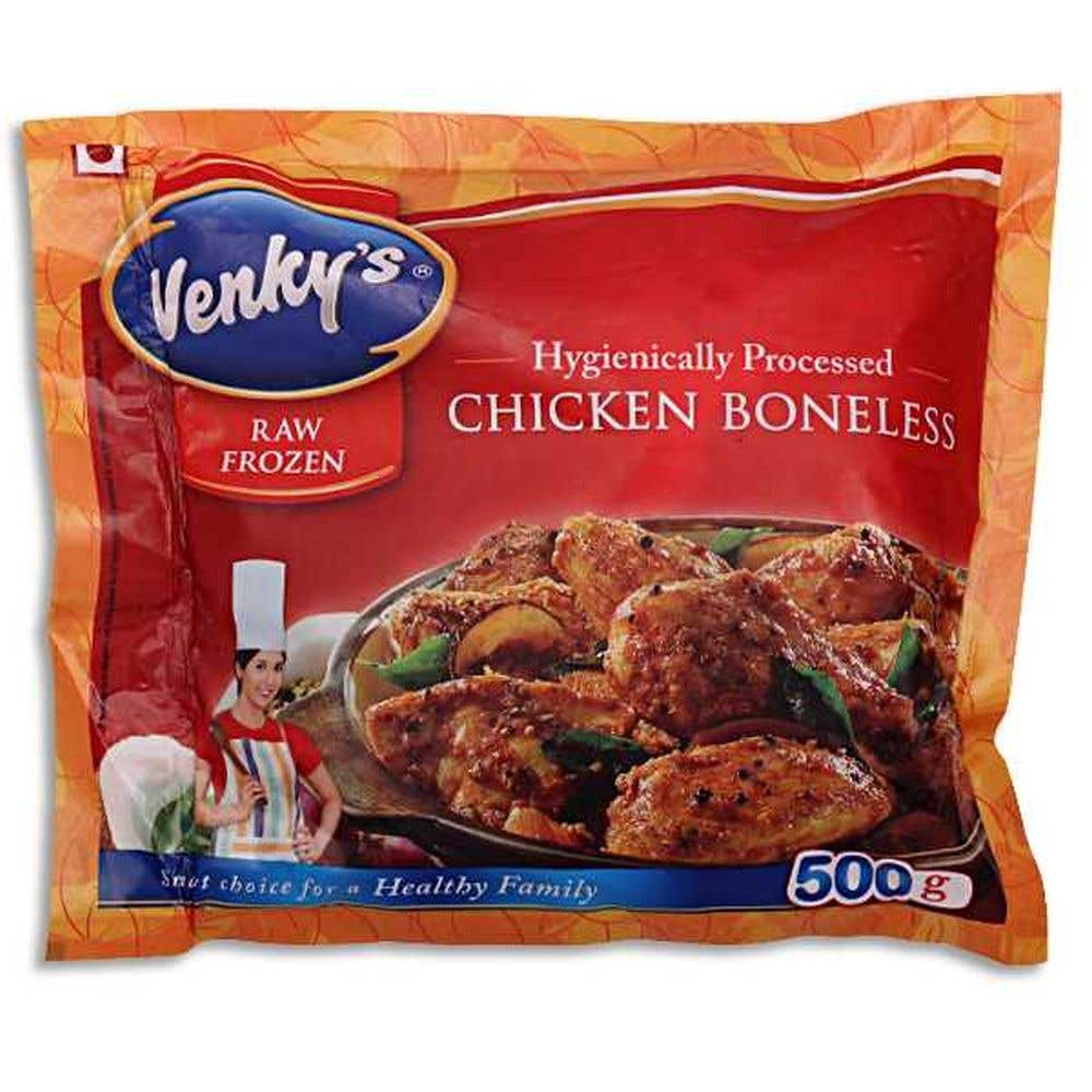 Venkys Chicken Boneless 500G
