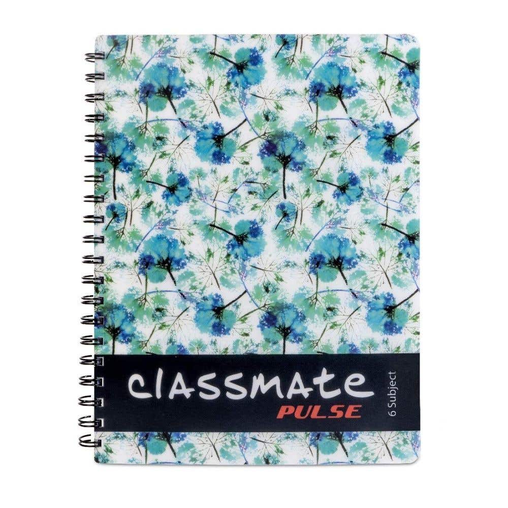 Itc Classmate Soft Cover 6Subject Single Line Notebook 300 Pages