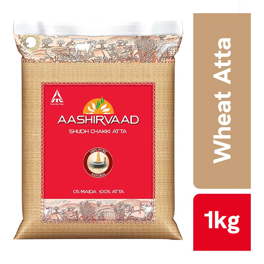 Aashirvaad Shudh Chakki Whole Wheat Atta 1kg