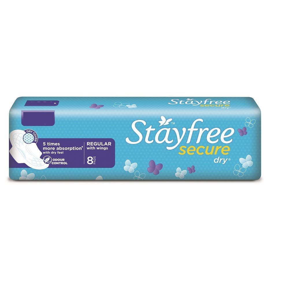 Stayfree Secure Dry Wings Sanitary Pad 7'S