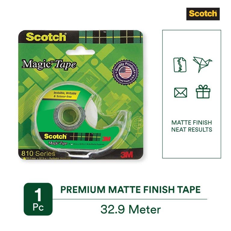 Scotch Magic Transparent Tape 3/4X32.9M