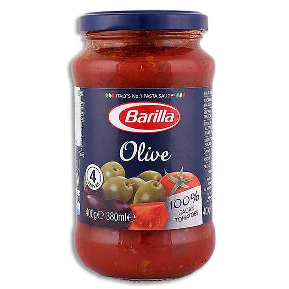 Barilla Sugo Alle Olive Pasta Sauce Bottle 400G