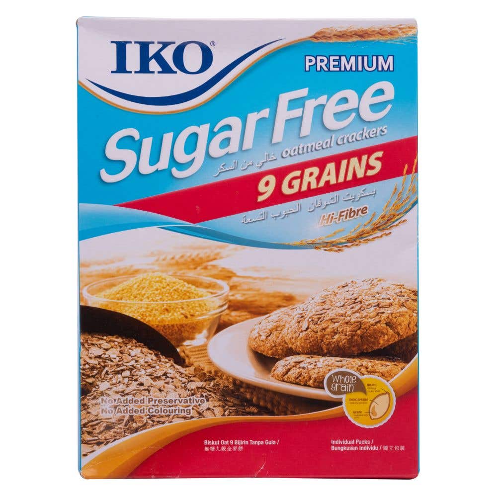 Iko Sugar Free 9 Grains Oatmeal Cracker 200G