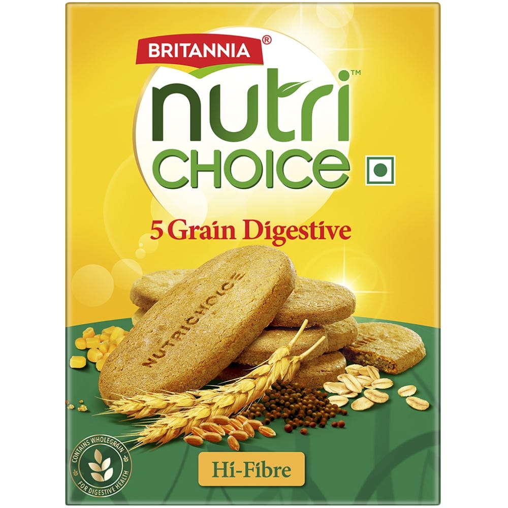 Britannia Nutri Choice 5Grain Biscuits 200G