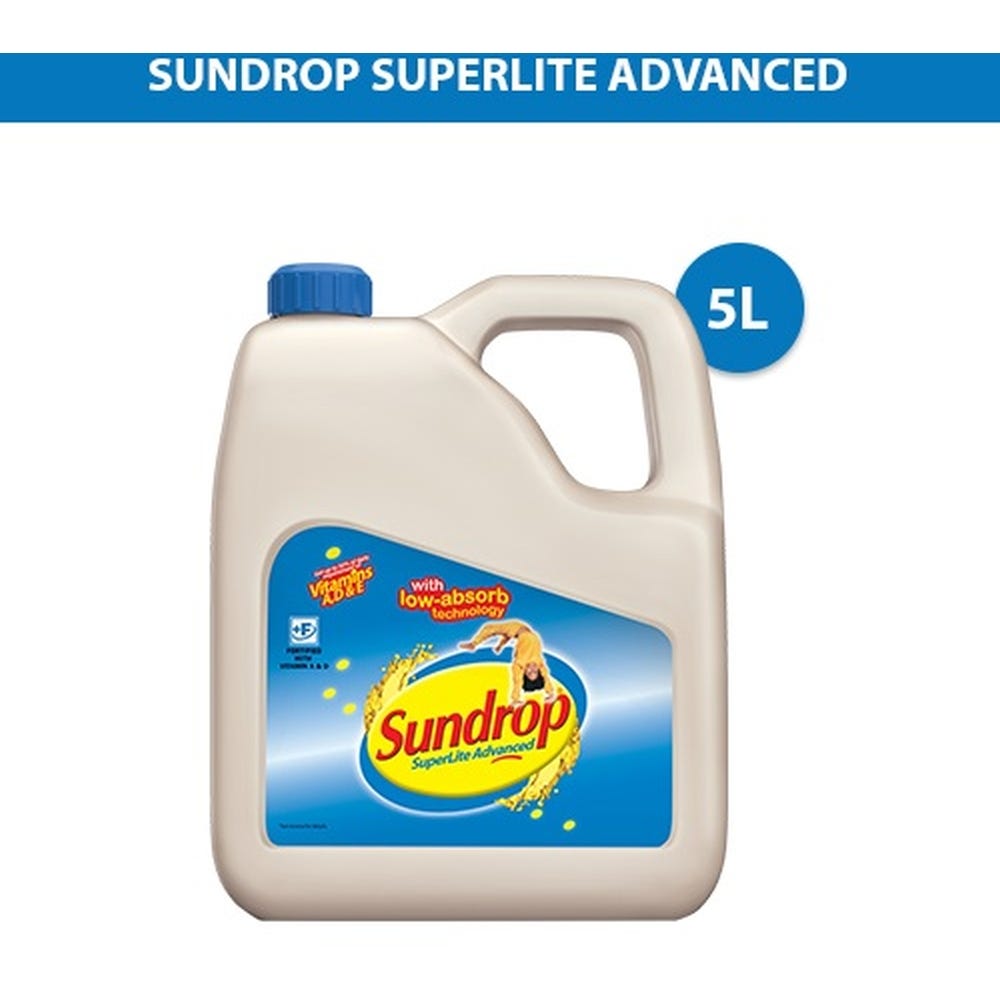 Sundrop Superlite Sunflower Oil Jar 5L