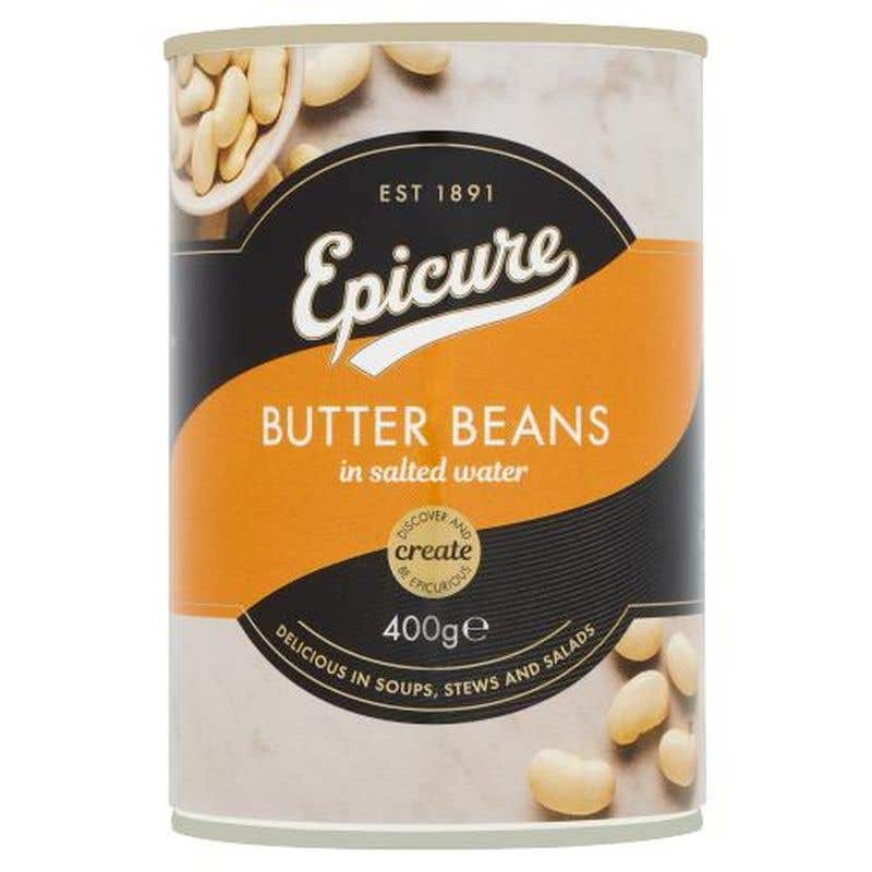 Epicure Butter Beans In Salted Water Can 400G