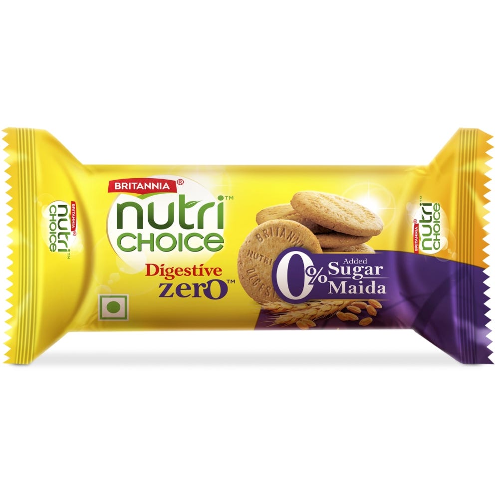 Britannia Nutri Choice Digestive Zero Biscuits 100G