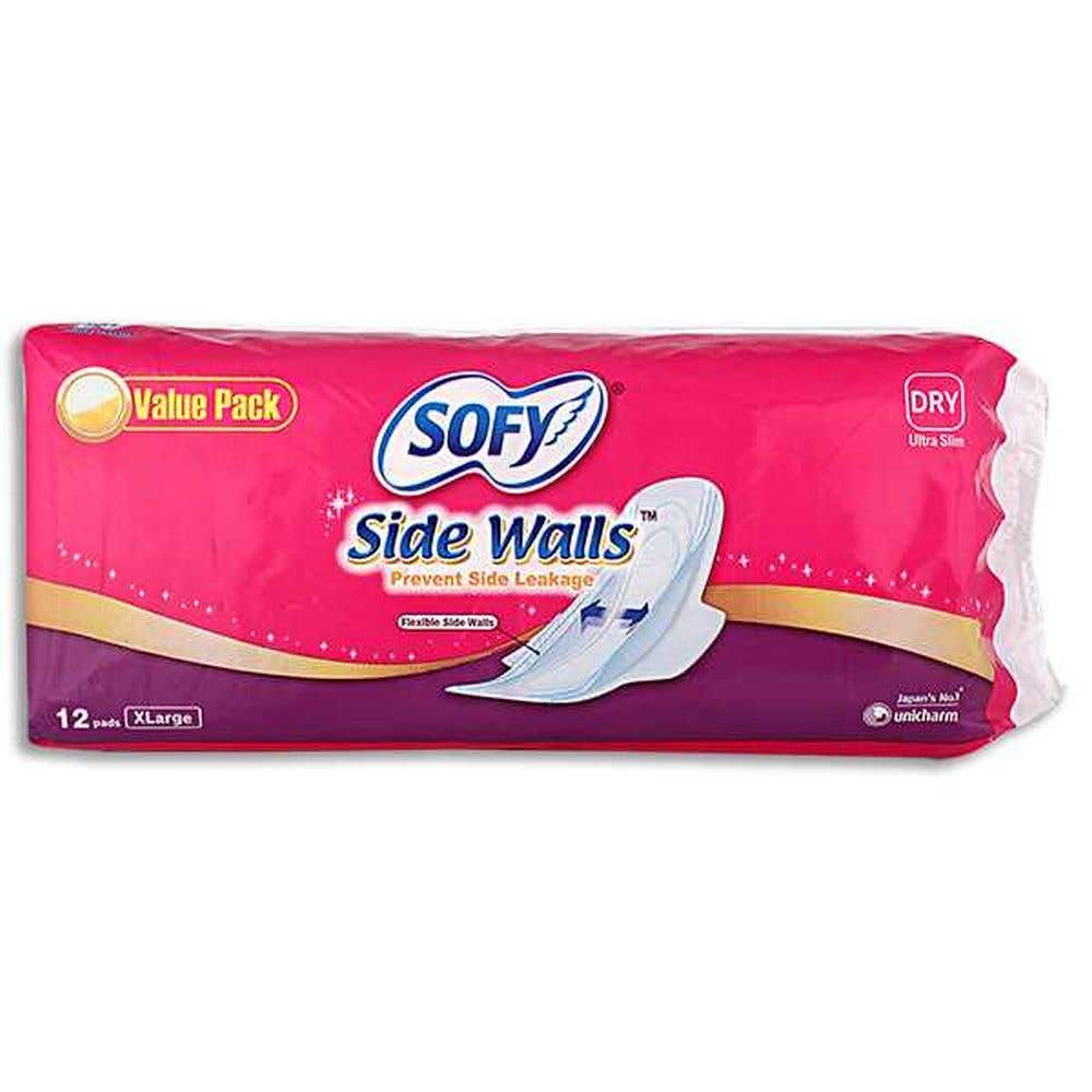 Sofy Side Walls Xl Dry Sanitary Pad 12'S