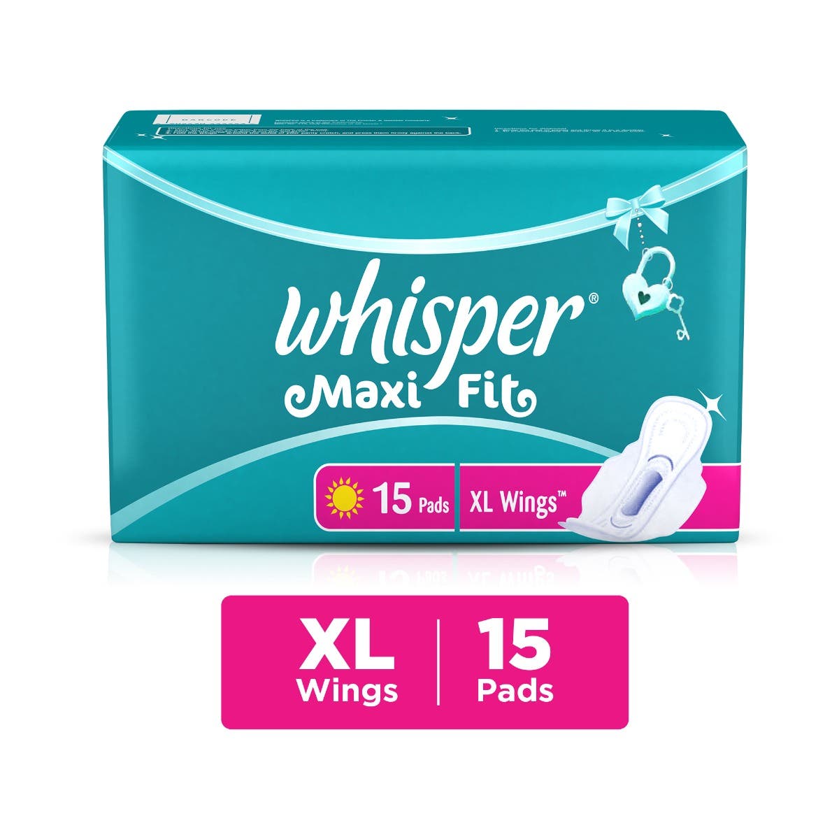 Whisper Maxi Xl Sanitary Pad  Wings 15'S