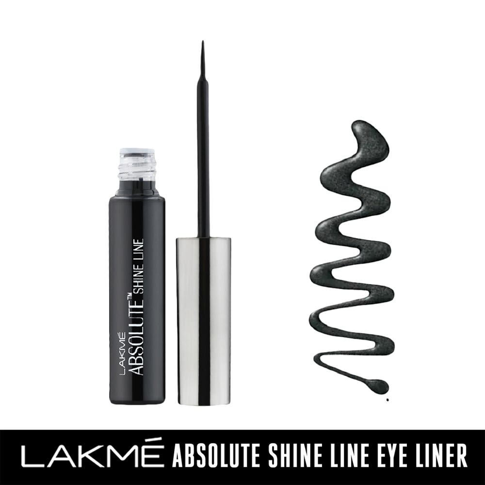 Lakme Absolute Shine Liquid Eye Liner Black 4.5 Ml