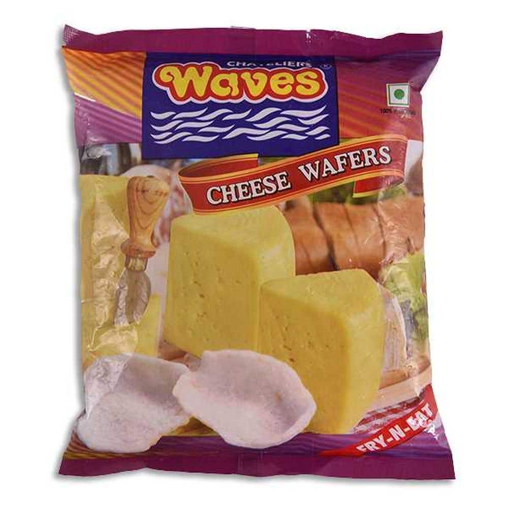 Waves Cheese Wafers Fry N Eat Packet 100G