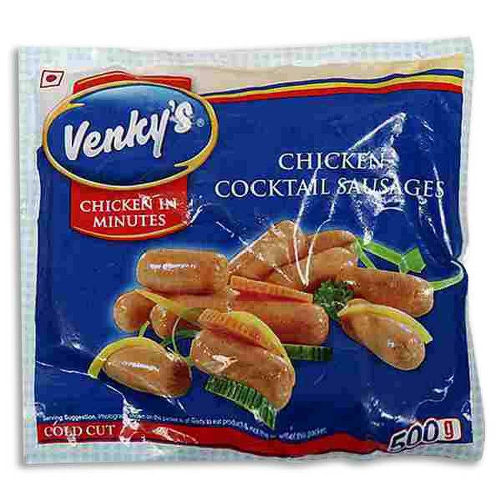 Venkys Chicken Cocktail Sausages 500G