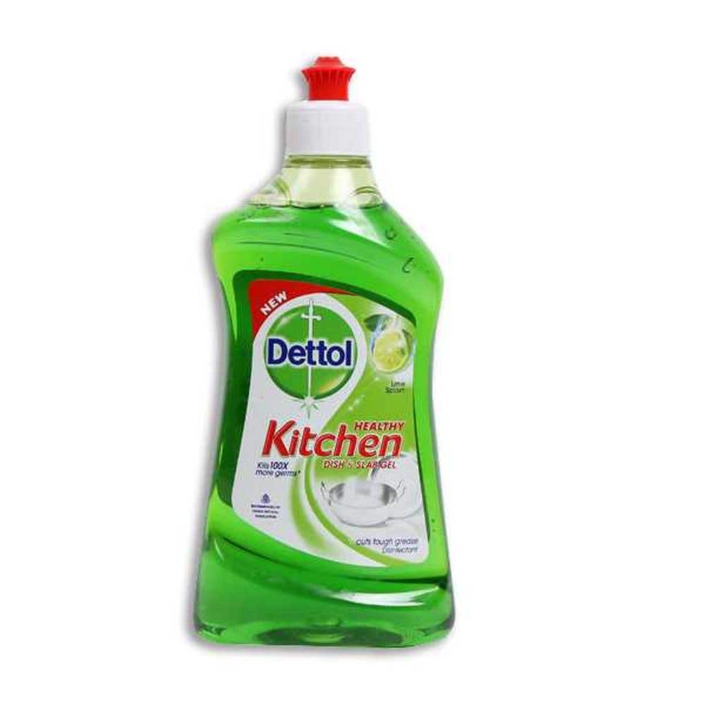 Dettol Healthy Kitchen Dish & Slab Gel Lemon Splash 400Ml