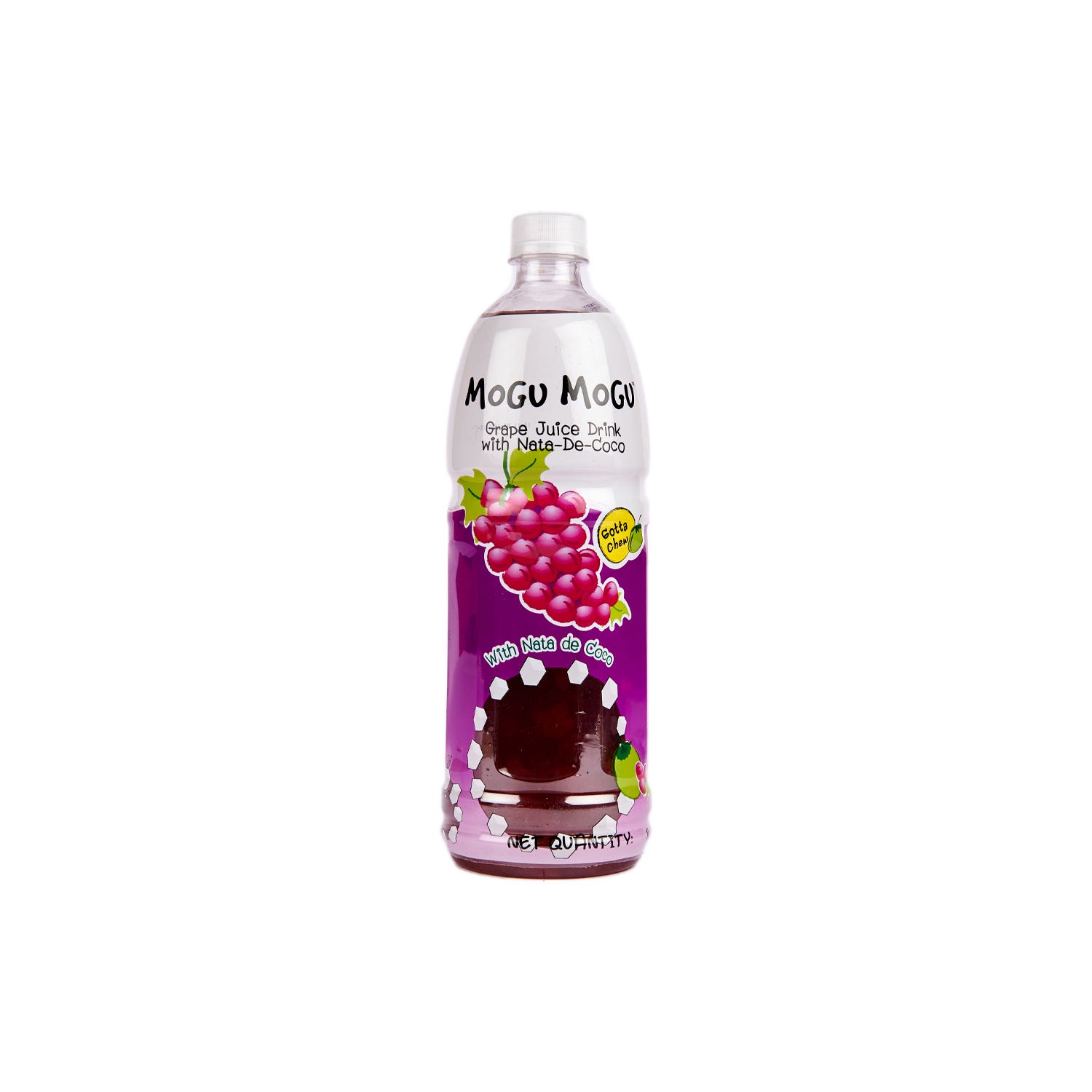 Mogu Mogu Grape Juice With Nata De Coco 1L