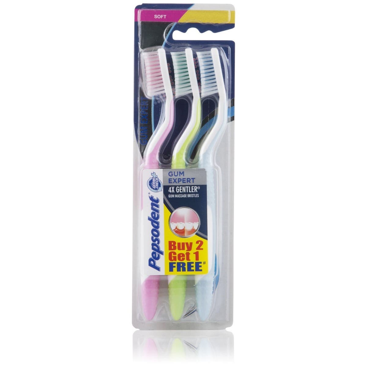 Pepsodent Gum Expert Toothbrush (Buy 2 Get 1 Free) 3 Pcs