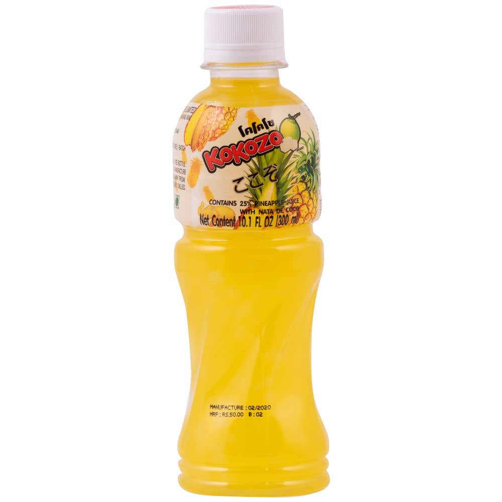 Kokozo Pineapple Juice With Nata De Coco 300Ml