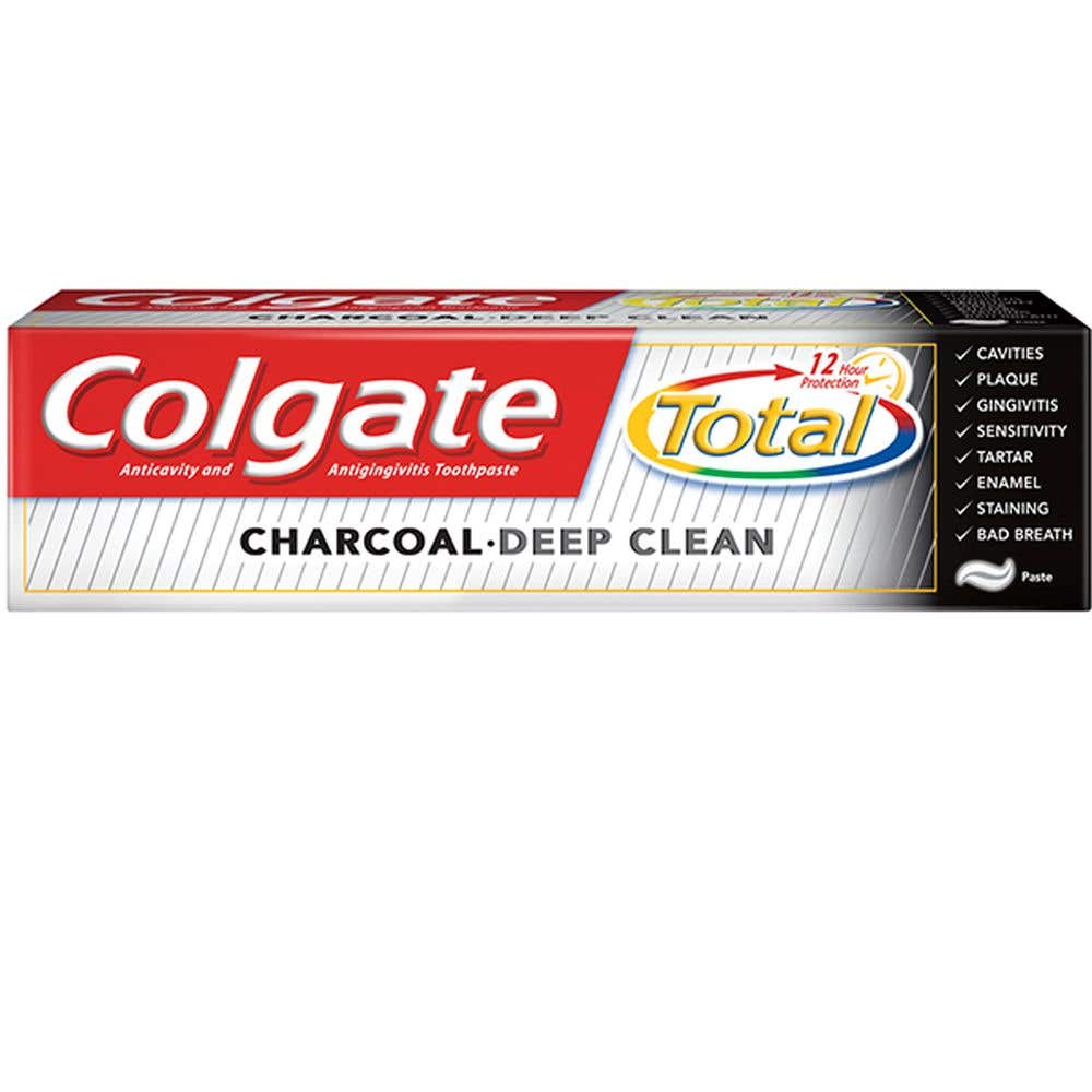 Colgate Total Whole Mouth Health Antibacterial Toothpaste 120G (Charcoal Deep Clean)