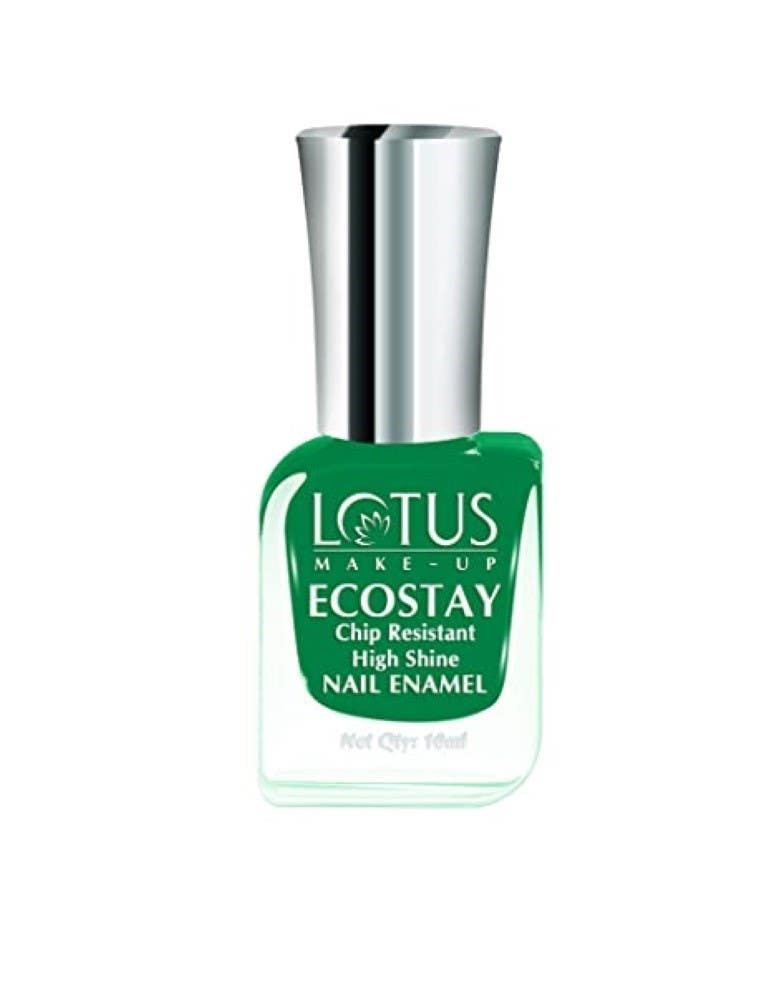 Lotus Herbals Ecostay Fantasy Nail Enamel,Jade Green E49,10gm
