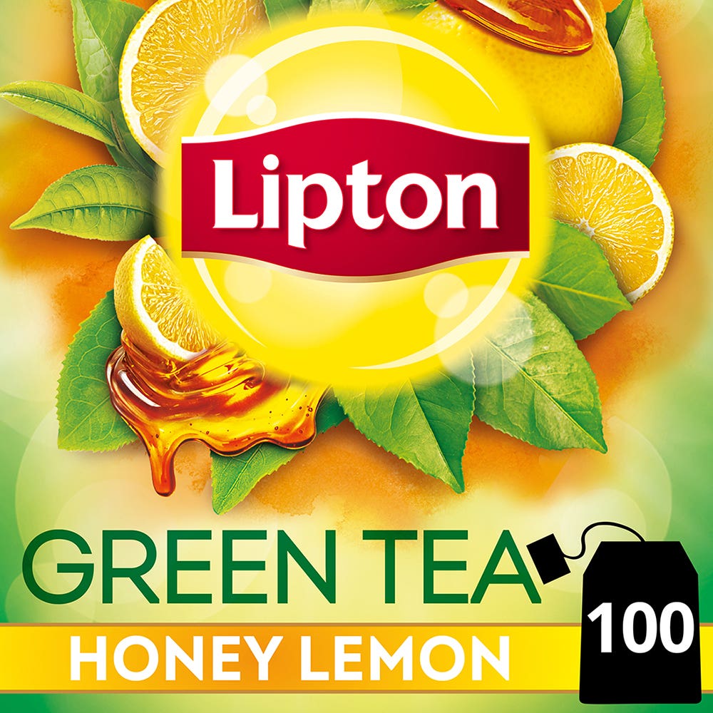 Lipton Green Tea Honey Lemon 100 Tea Bags