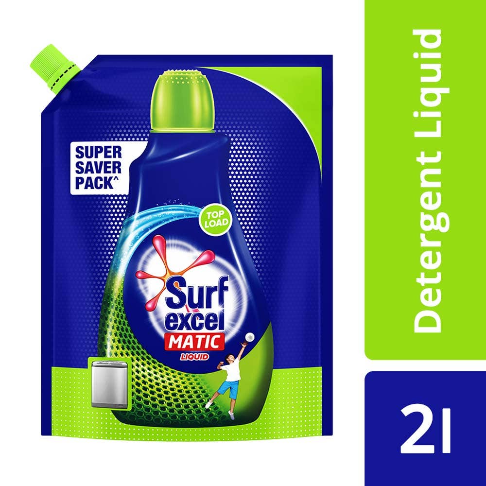 Surf Excel Matic Liquid Detergent Top Load Pouch 2L