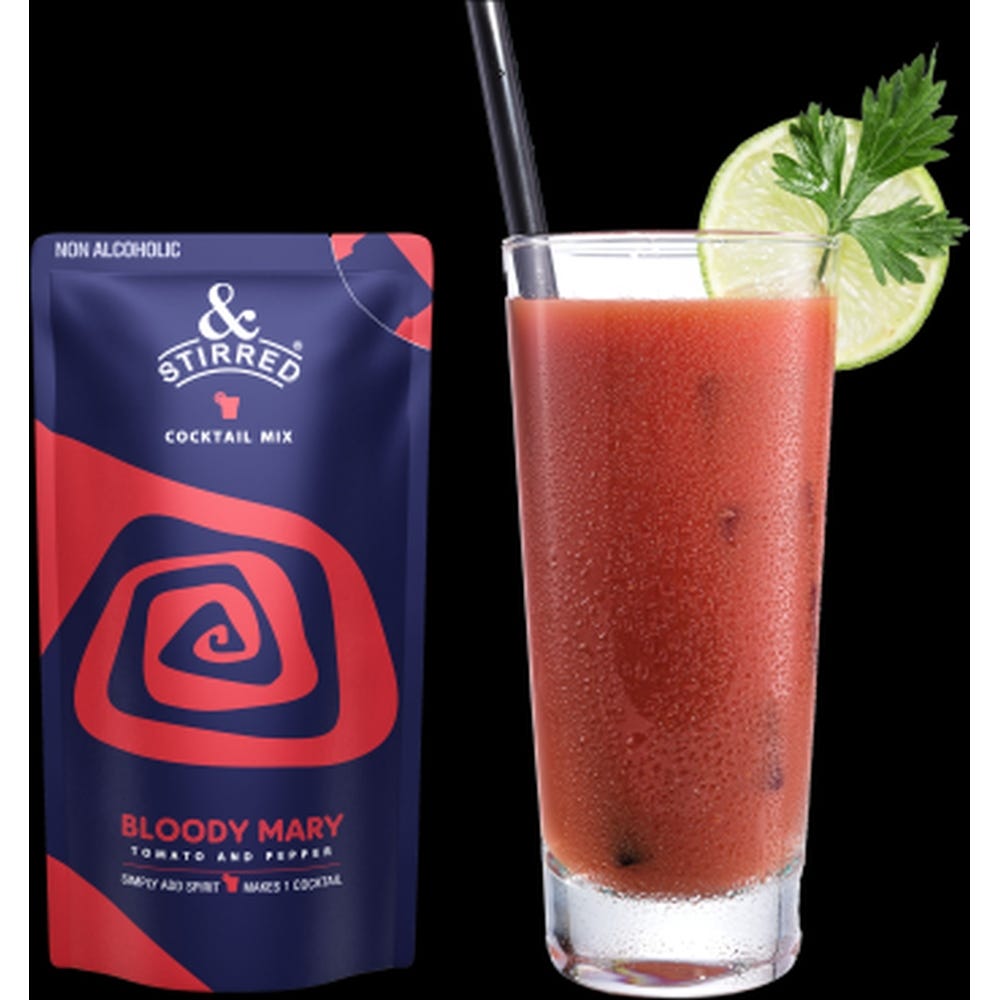 & Stirred Bloody Mary Mixers Pouch 125Ml