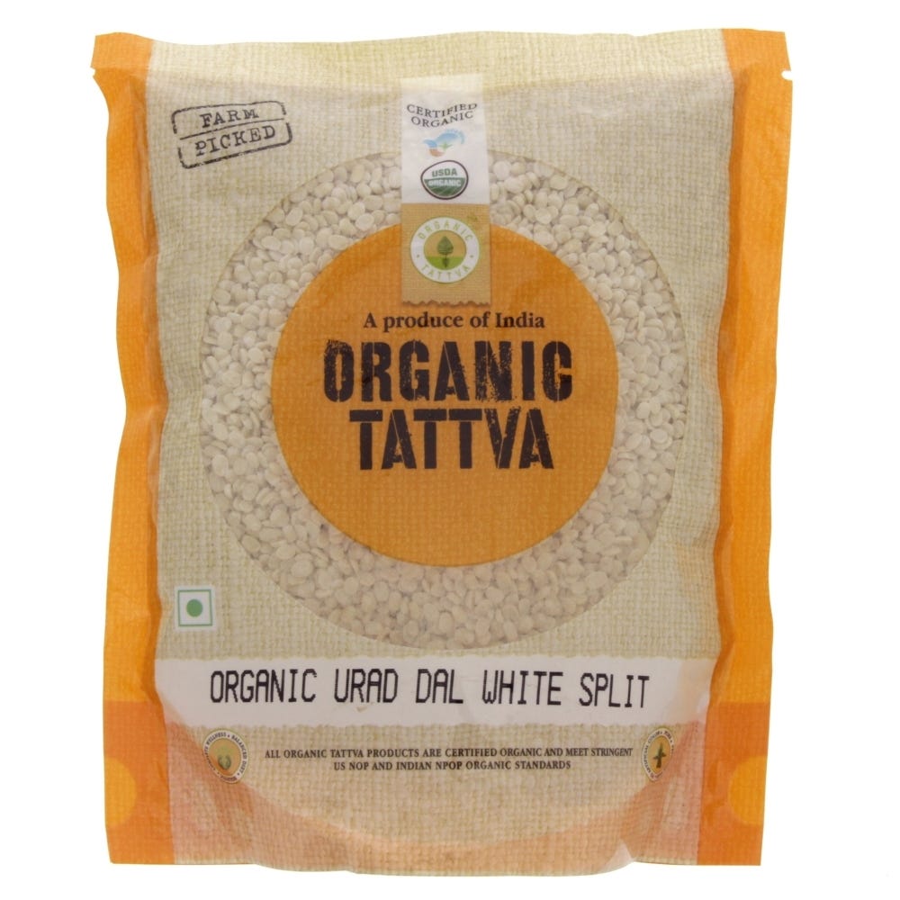 Organic Tattva Organic Urad Dal White Split 500G