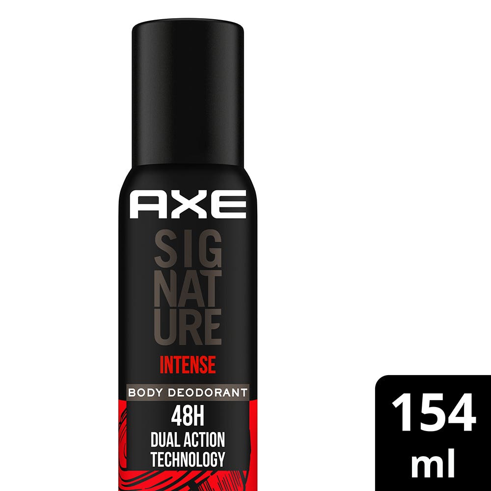 Axe Signature Intense Long Lasting No Gas Body Deodorant For Men 154 Ml