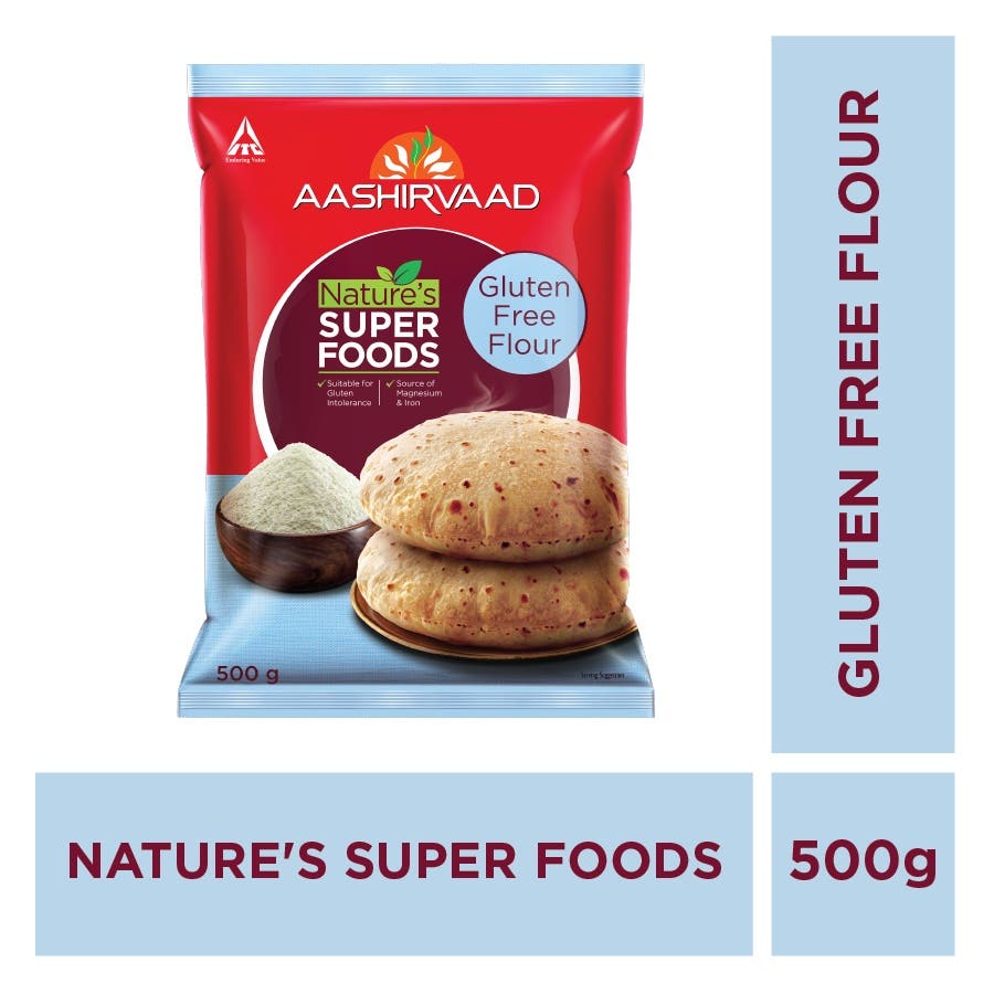 Aashirvaad Nature's Superfoods Gluten Free Flour - Rich In Fibre Source Of Protein 500 G