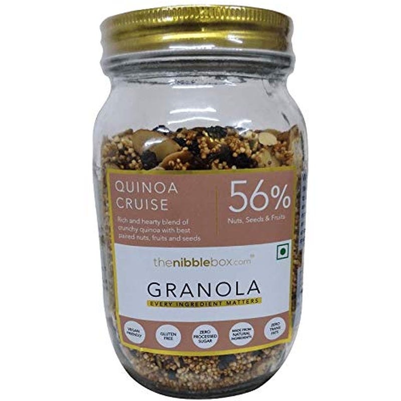 The Nibble Box Quinoa Cruise Breakfast Granola Box 350G