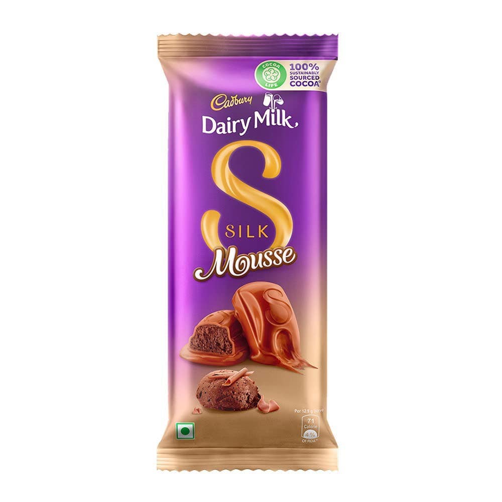 Cadbury Dairy Milk Silk Mousse Chocolate Bar, 116g