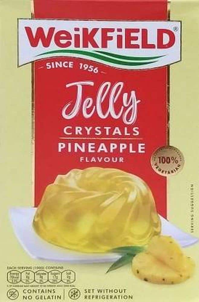 Weikfield Jelly Crystals - Pineapple 90G