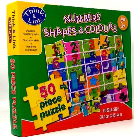 Sterling  50 Piece Puzzle Game Number