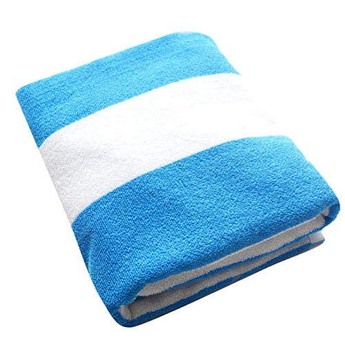 Inscapes Cabana Bath Towel Blue