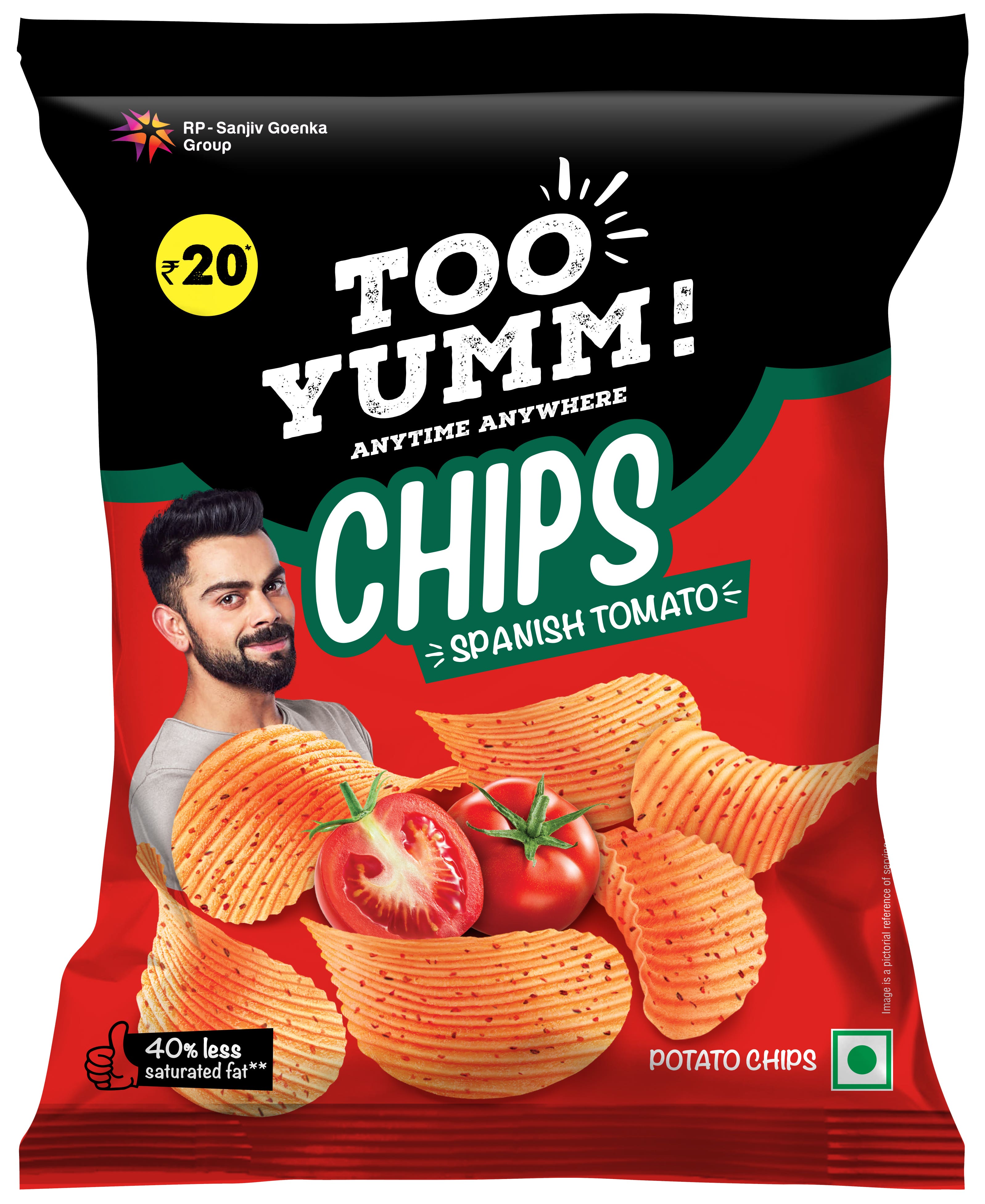 Too Yumm Spanish Tomato Potato Chips Pch 45G