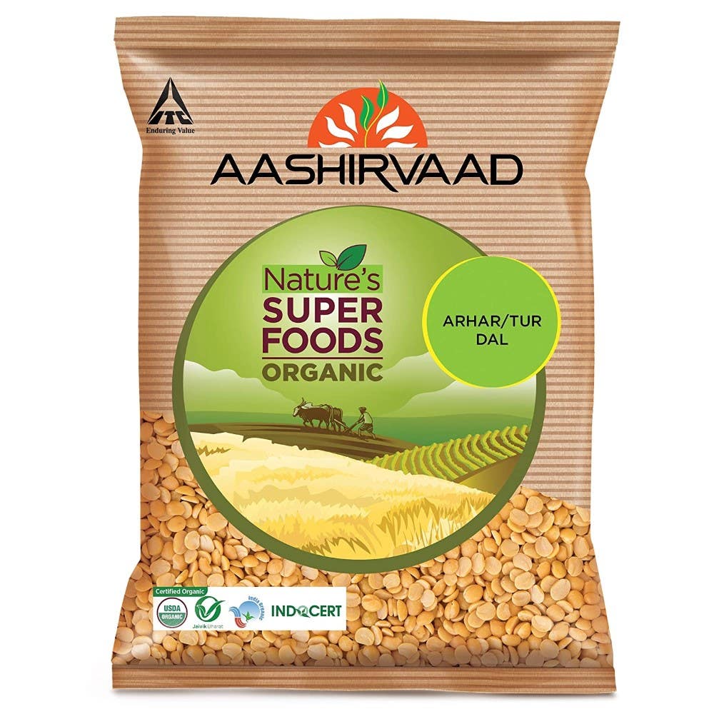 Aashirvaad Natures Super Foods Organic Tur Dal 500Gm