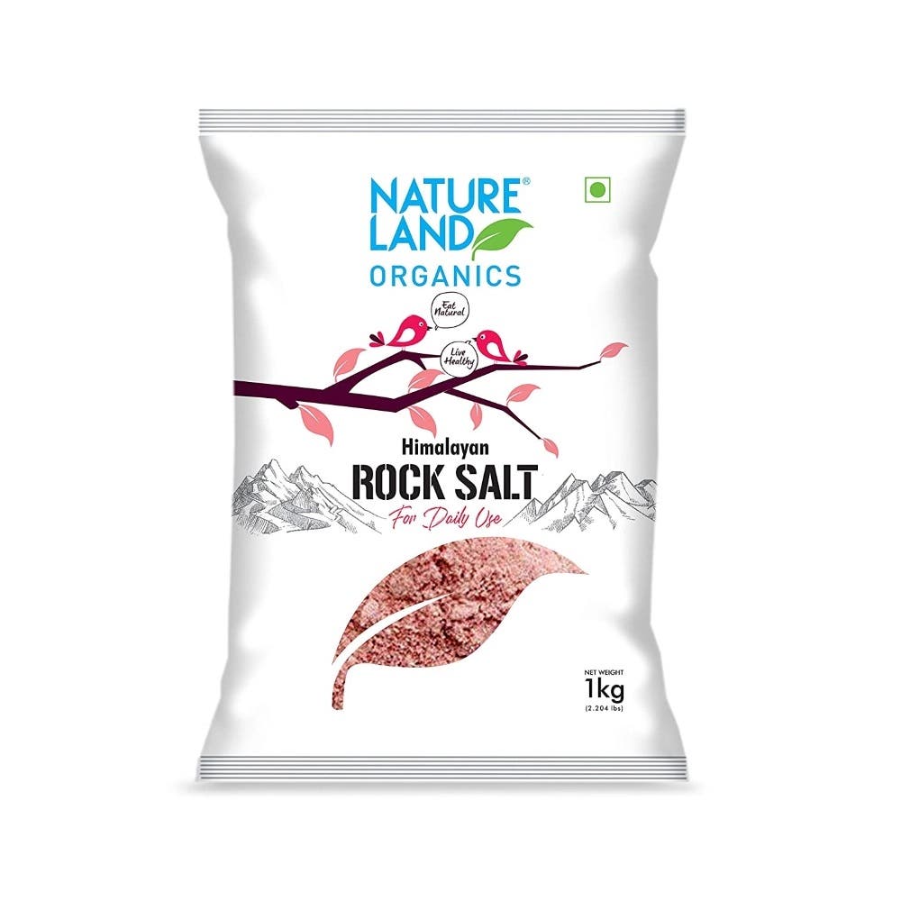 Natureland Organics Himalayan Pink Rock Salt 1 Kg