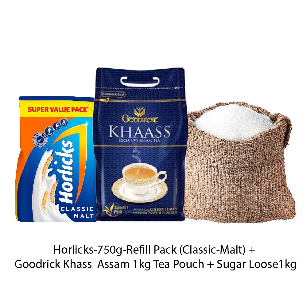Horlicks Health Drink 750G Refill Packgoodricke Khaass Assam Tea 1Kgsugar Loose 1Kg