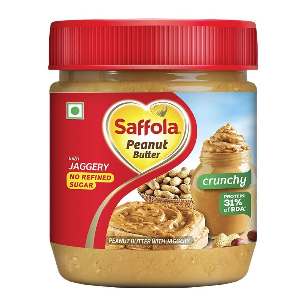 Saffola Peanut Butter Crunchy Pet 350G
