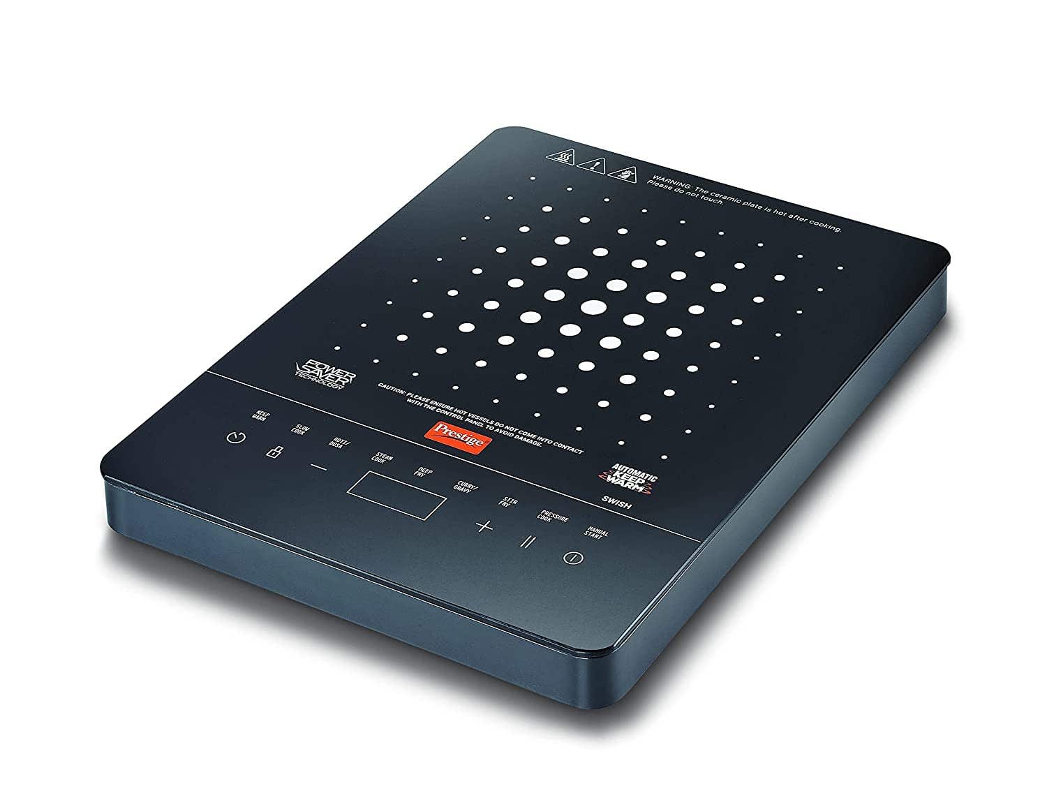 Prestige Swish 2000 Watts Induction Cooktop, With Power Saver Technology