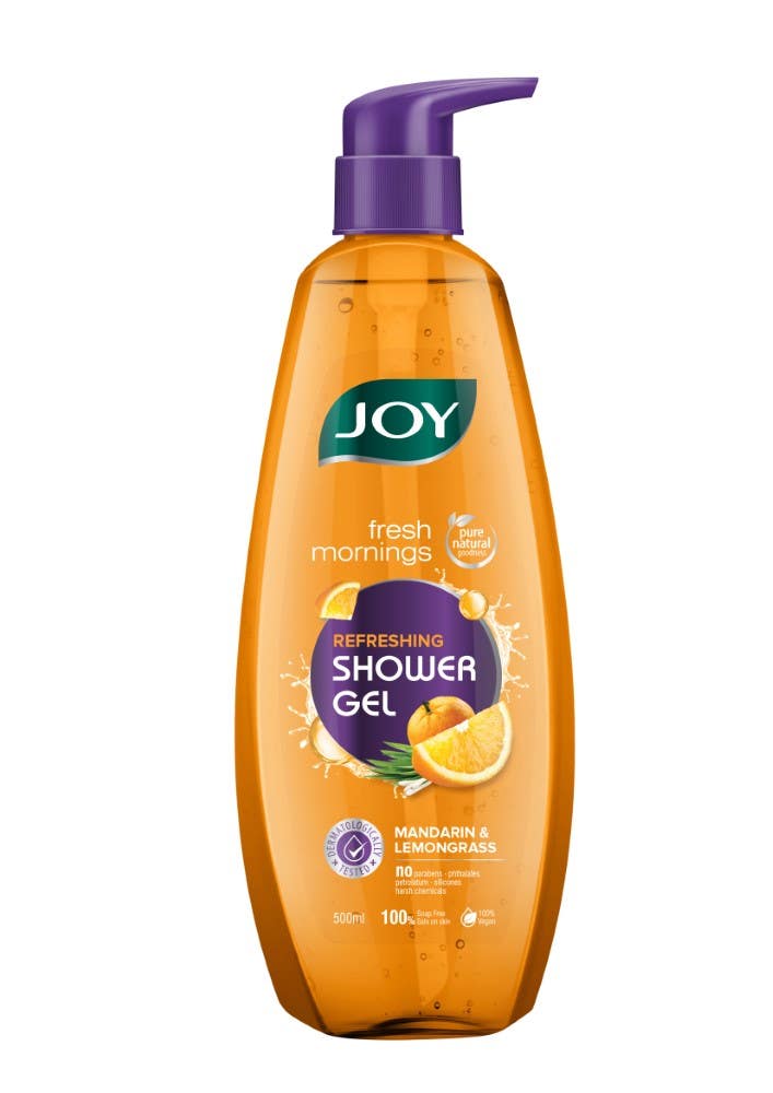 Joy Fresh Morning Refreshing Shower Gel Mandarin & Lemongrass 500ml