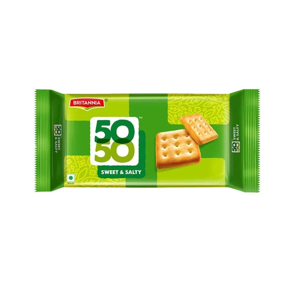 Britannia 50-50 Biscuits 200G