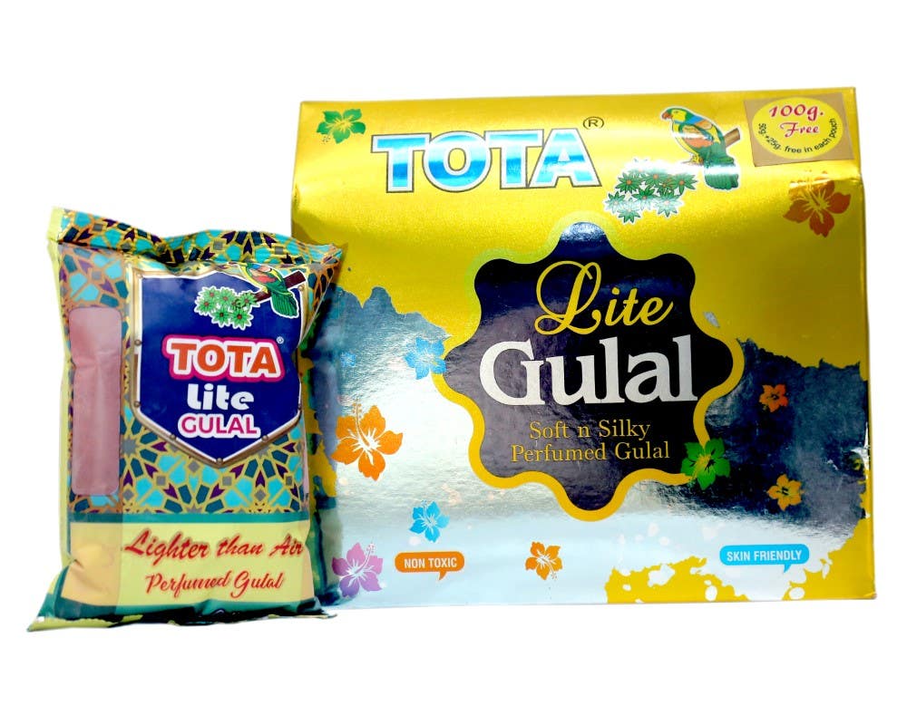 Tota lite Gulal Gift Pack (50g + 25g) Pack of 4