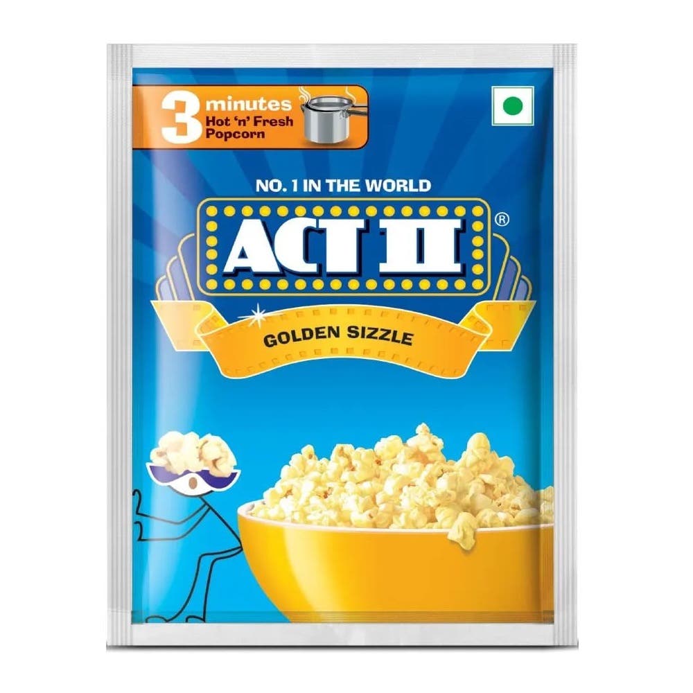 Act Ii Golden Sizzle Popcorn 60G