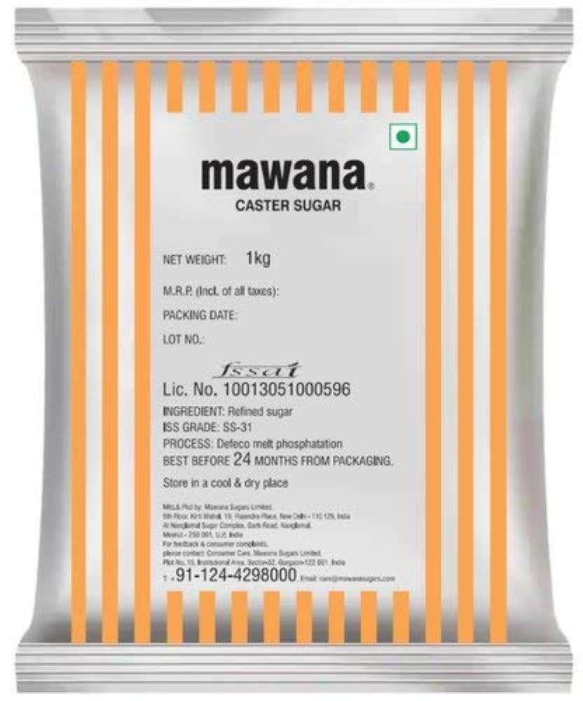 Mawana Caster Sugar 1Kg